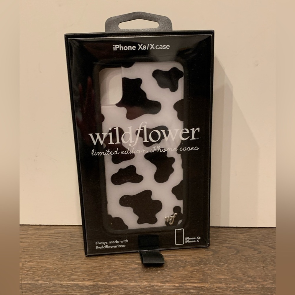 Wildflower moo moo cow iPhone X/XS case